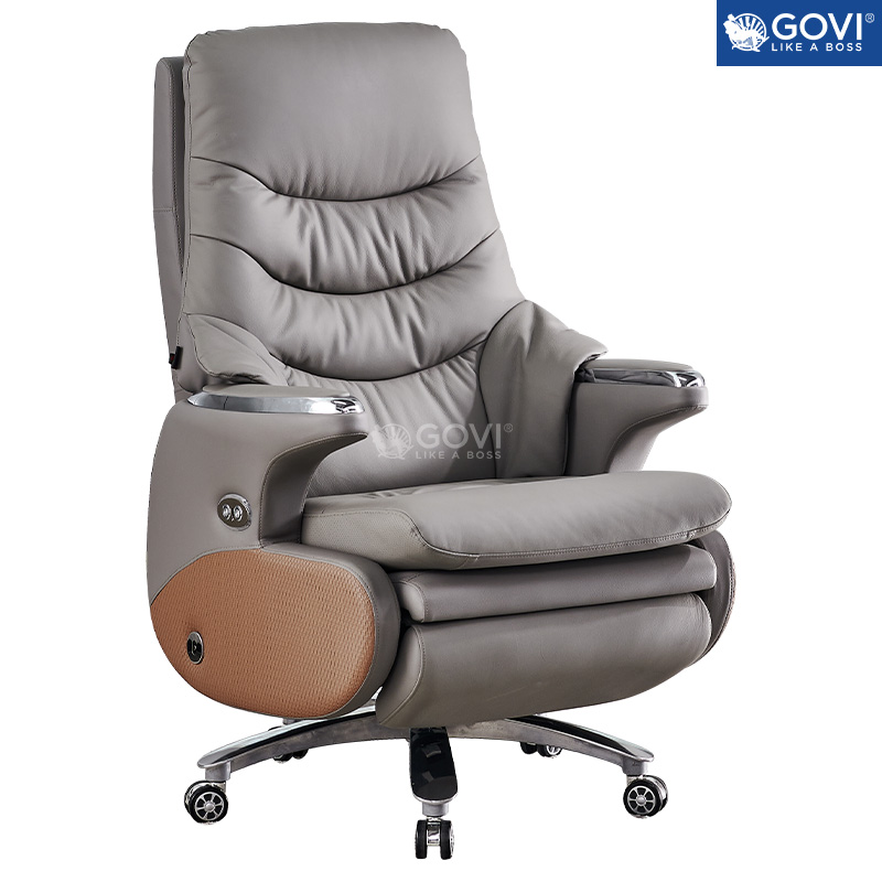 Ghế giám đốc chỉnh điện Massage LUX-03-GR