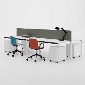 Cụm Bàn Làm Việc Nhân Viên 4 Chỗ OST NV4CH