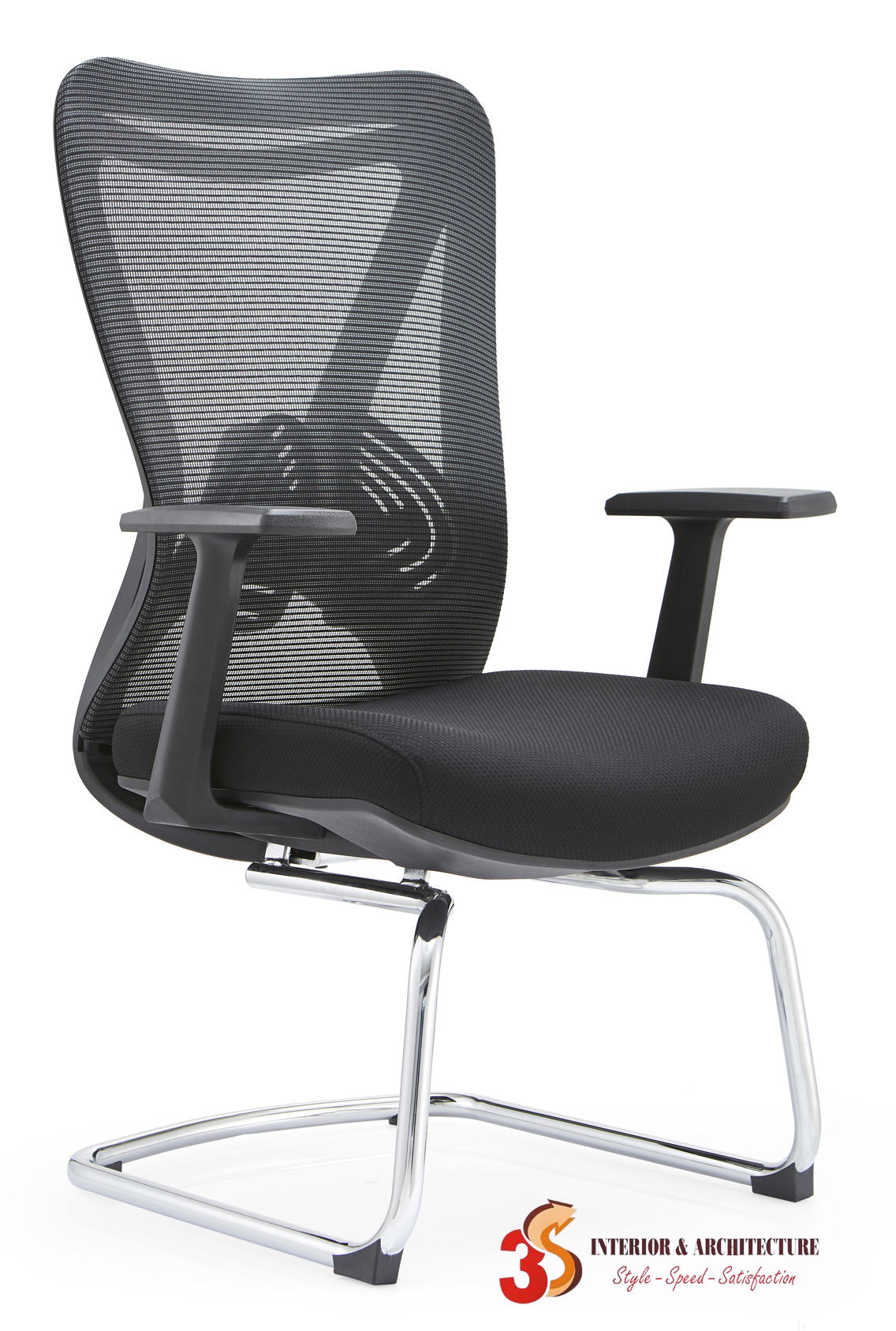 Ghế chân quỳ lưng lưới C963